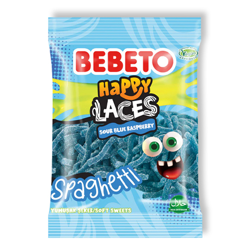 پاستیل ببتو اسپاگتی آبی Bebeto Spaghetti